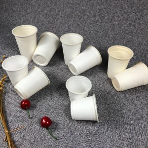 Disposable plastic cup of various sizes